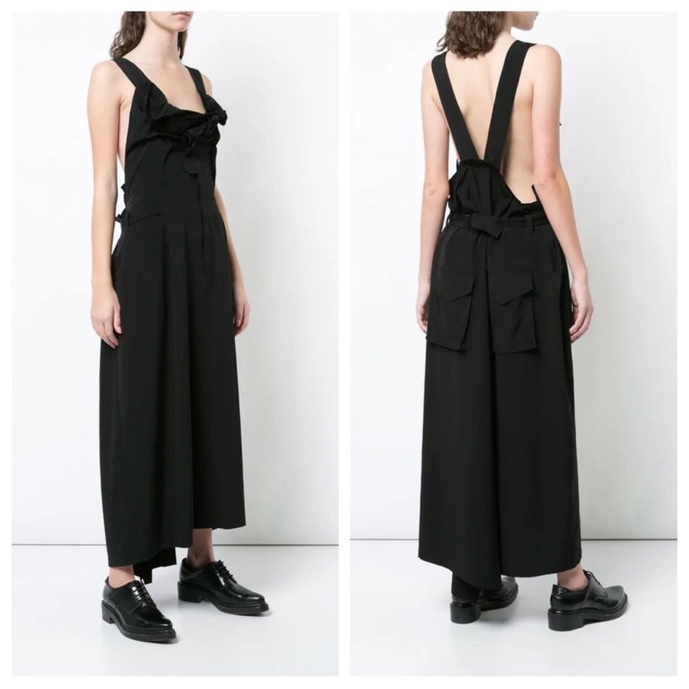 Y’s by Yohji Yamamoto U-FP Salopette Black Dress